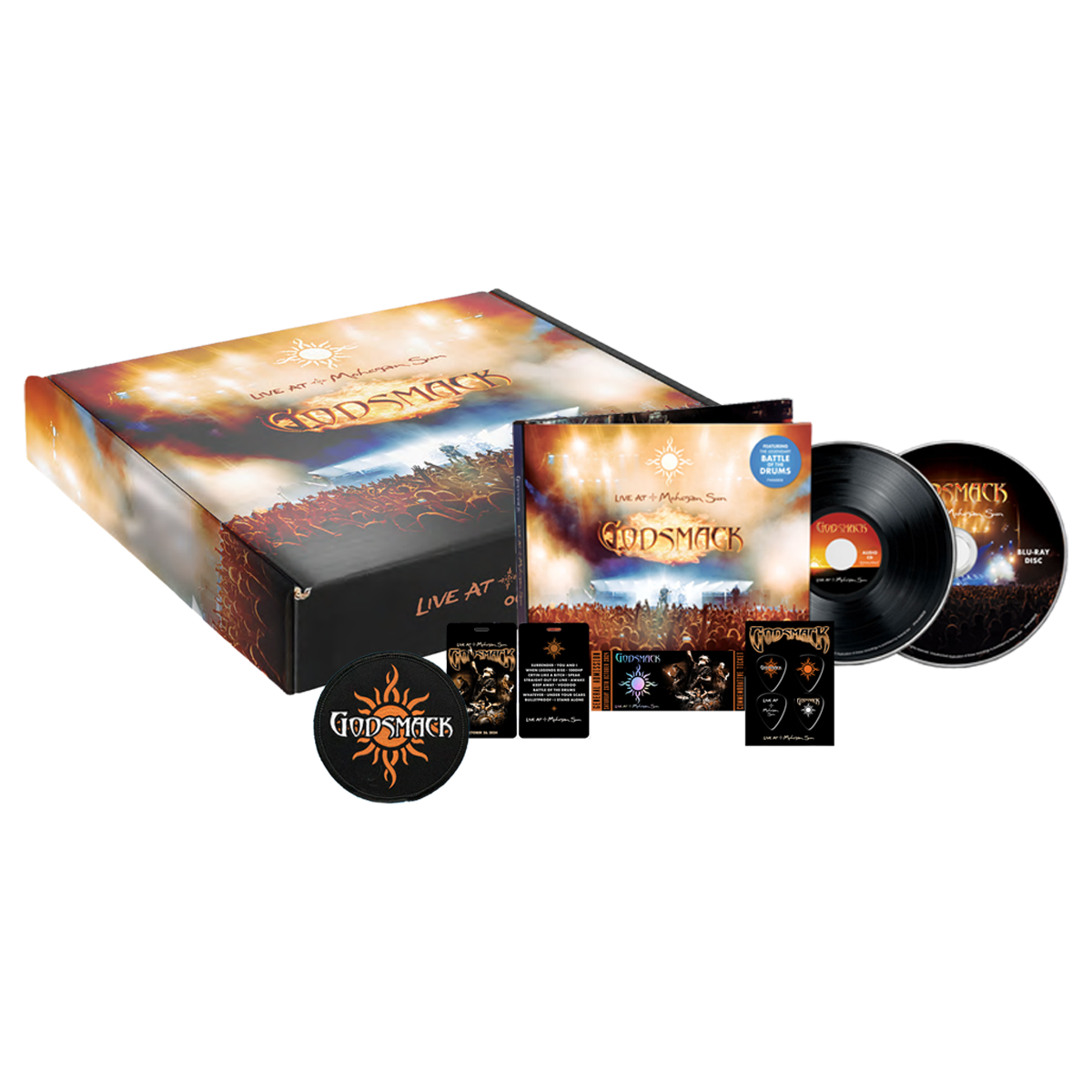Live At Mohegan Sun CD & Blu Ray Box Set – Godsmack Official Store