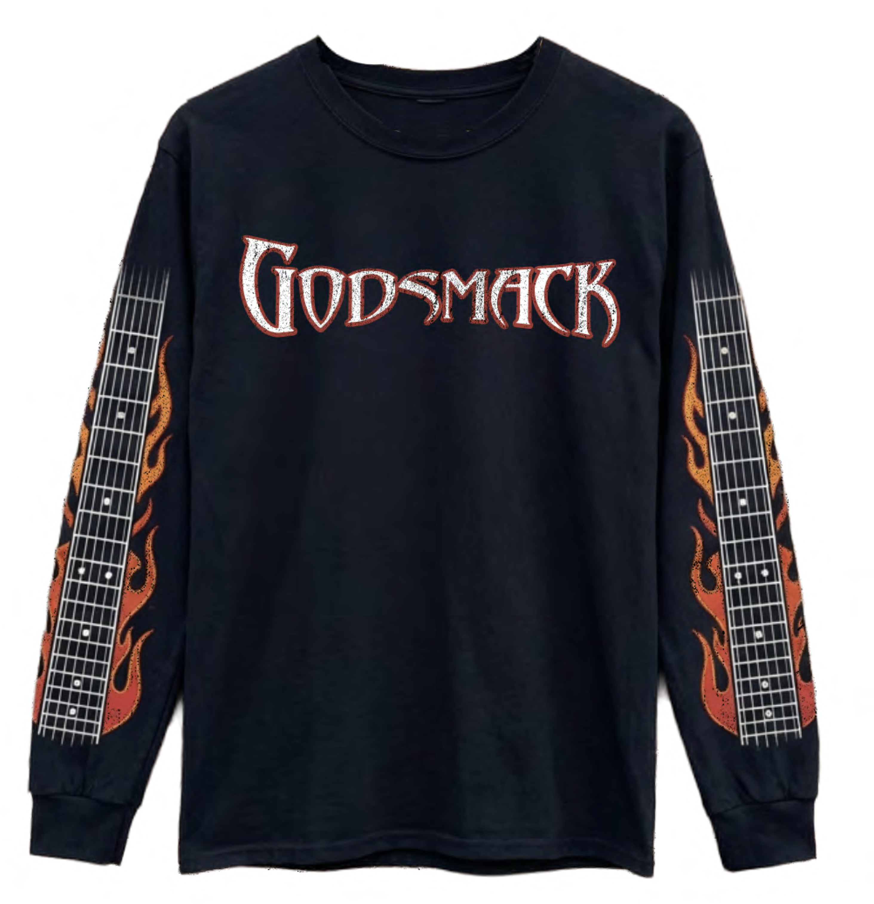 Flame Guitar Long Sleeve Tee – Godsmack Official Store