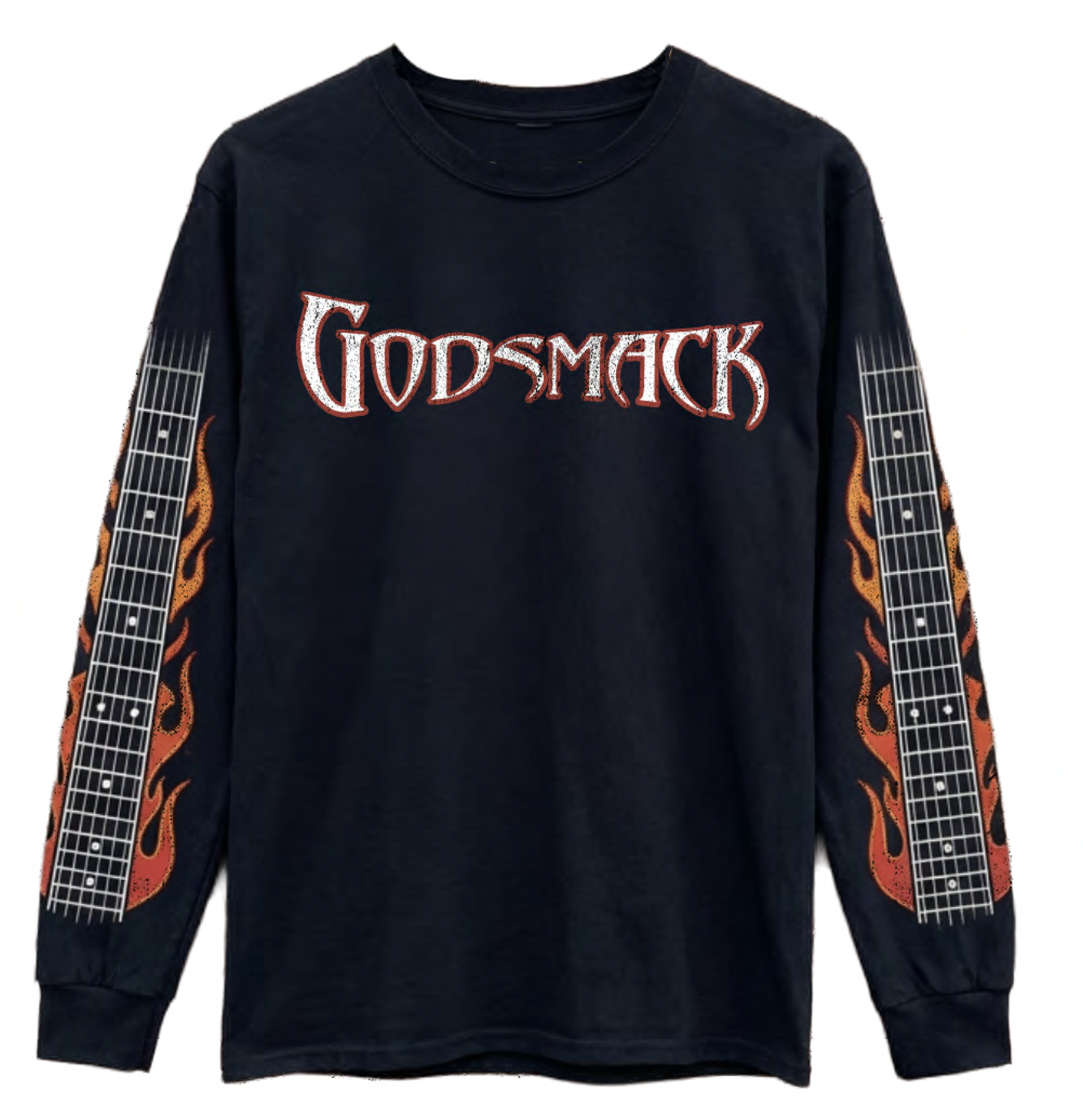 Flame Guitar Long Sleeve Tee