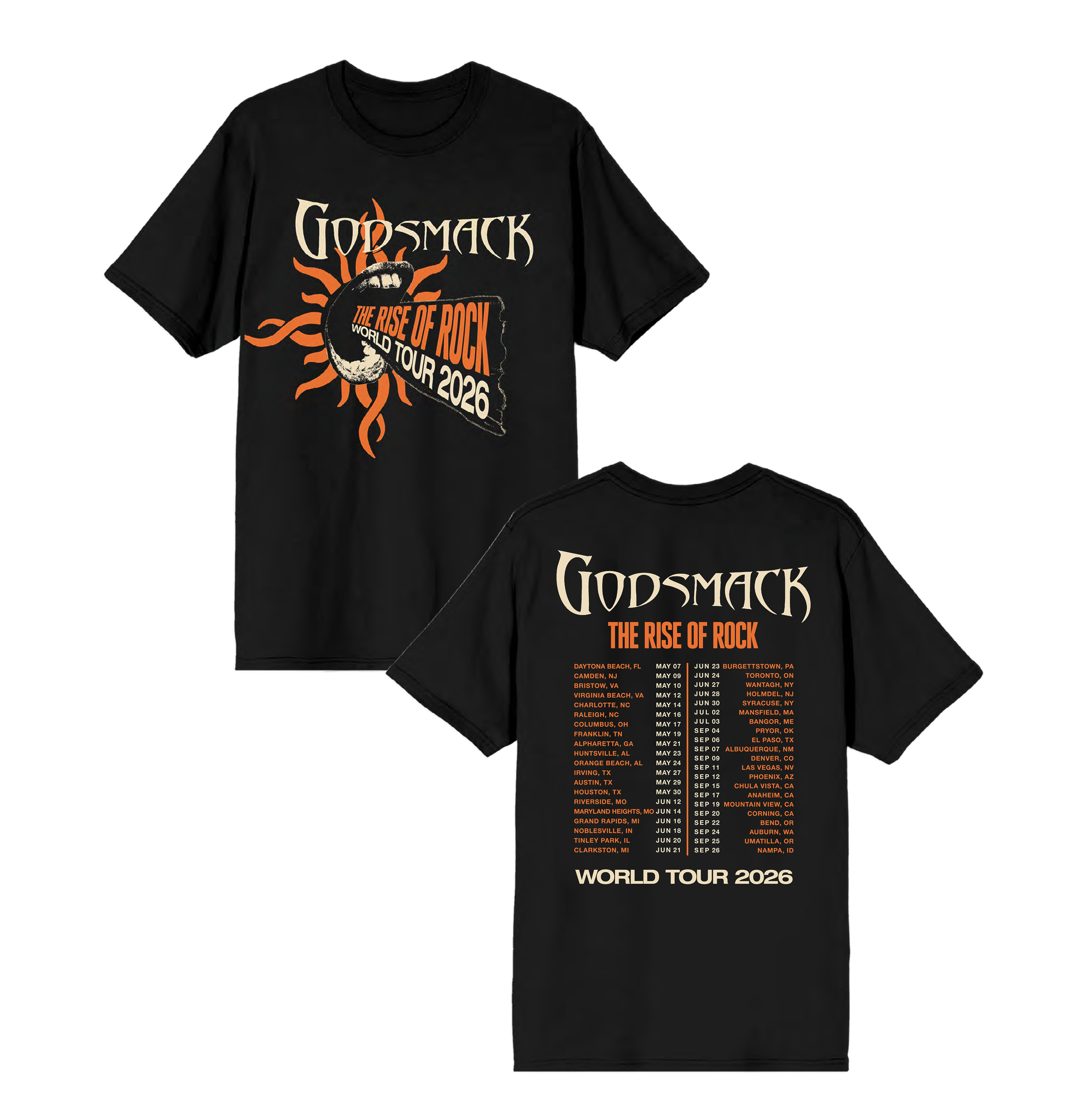The Rise Of Rock Admat ITIN Tee – Godsmack Official Store