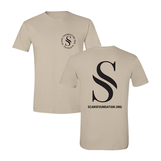 Scars Circle Logo Sand Tee
