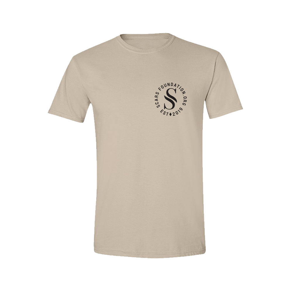 Scars Circle Logo Sand Tee