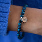 Scars Blue Tiger's Eye Silver Bracelet