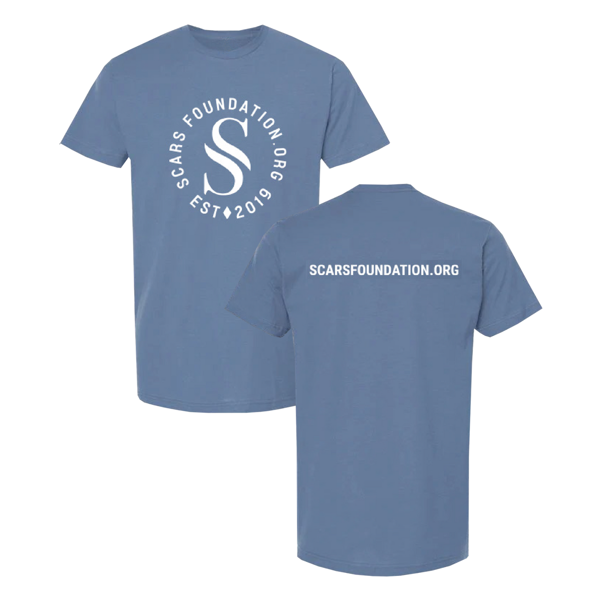 Scars Circle Logo Blue Tee
