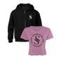 Scars Circle Logo Crop Tee & Scars Circle Logo Zip Up Hoodie