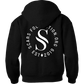 Scars Circle Logo Zip Up Hoodie Unisex (Black)