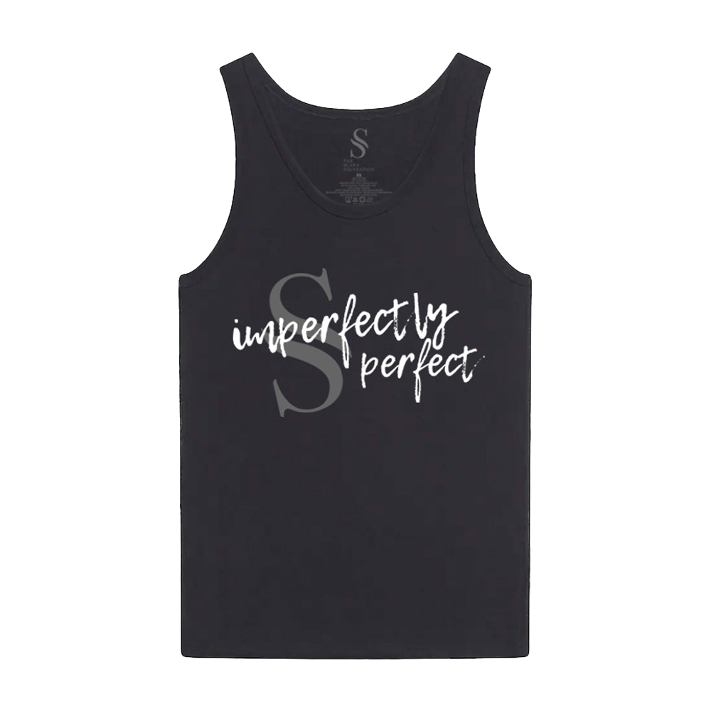 “Imperfectly Perfect” Unisex Tank (Black)