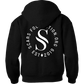 Scars Circle Logo Zip Up Hoodie Unisex (Black)