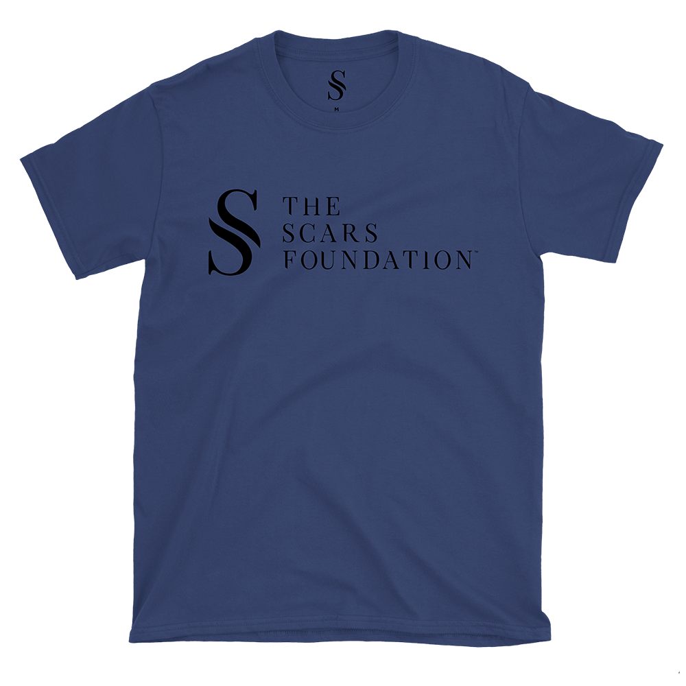 Show Your Scars Blue Tee
